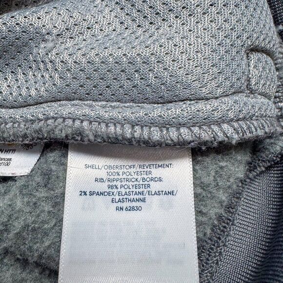 Lands End Fleece Jacket Mens Large Gray Preppy‎ Outdoor Athletic Camping Hiking - Picture 8 of 12